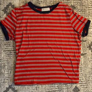 Patriotic striped shirt